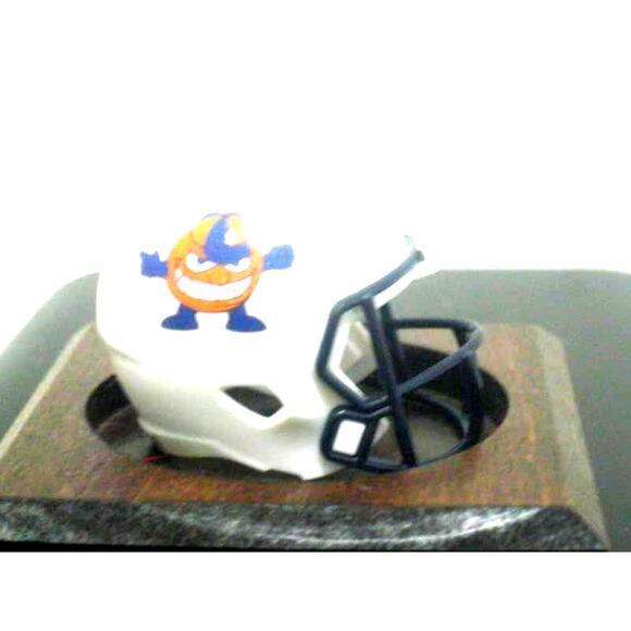 Syracuse Helmet Pocket Pro Custom Retro 70's Logo Throwback The Orange - Picture 4 of 4